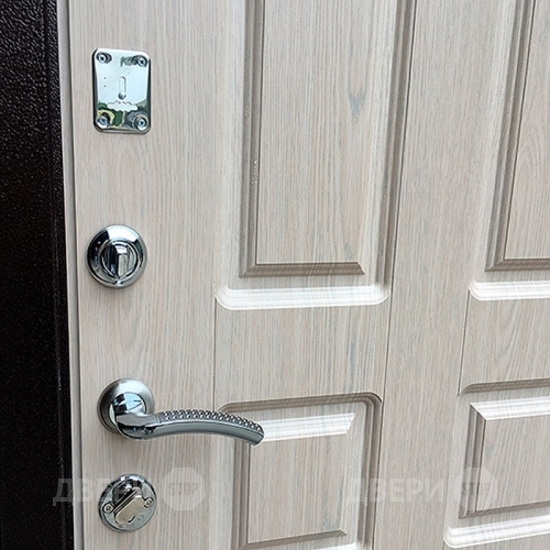 Входная металлическая Дверь Ратибор Комфорт Белёный дуб в Фрязино