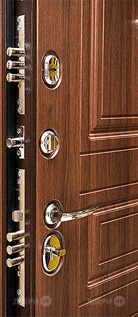 Входная металлическая Дверь Сударь МД-25 Орех бренди в Фрязино