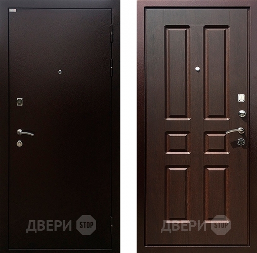 Входная металлическая Дверь Ратибор Комфорт Орех премиум в Фрязино