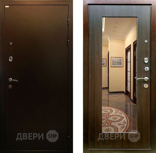 Входная металлическая Дверь Ратибор Милан зеркало Эковенге в Фрязино