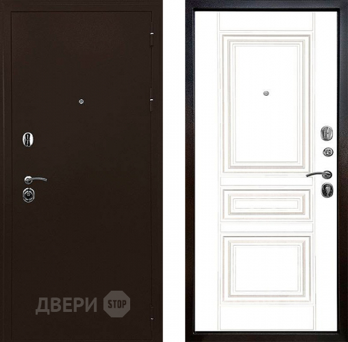 Входная металлическая Дверь Ратибор Рим 3К Белый матовый в Фрязино