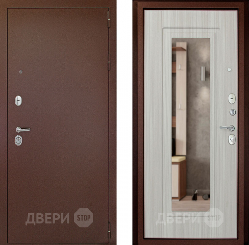 Дверь (Дверной Континент) Гарант - 1 Зеркало Сандал белый в Фрязино