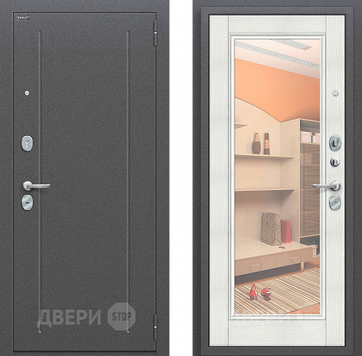 Входная металлическая Дверь Bravo Оптим Флэш Bianco Veralinga в Фрязино