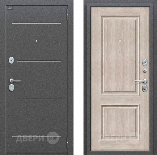 Входная металлическая Дверь Bravo Оптим Стиль Cappuccino Veralinga в Фрязино