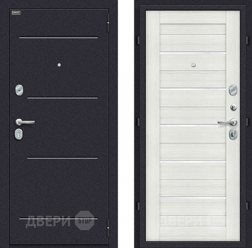 Входная металлическая Дверь Bravo Оптим Техно Bianco Veralinga в Фрязино