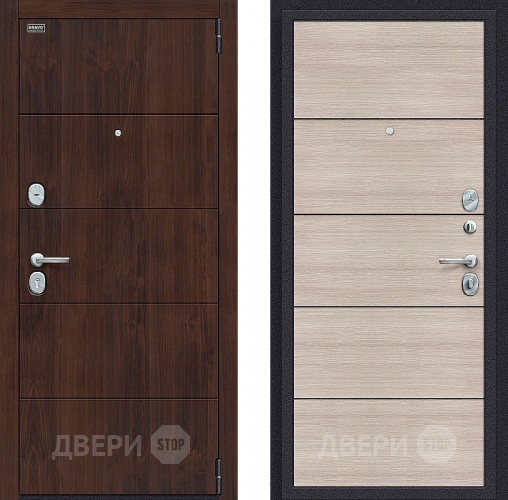 Входная металлическая Дверь Bravo Porta S-3 4/П50 (AB-6) Cappuccino Veralinga в Фрязино