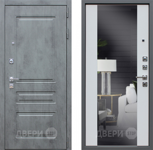 Входная металлическая Дверь АСД Лира с зеркалом  в Фрязино