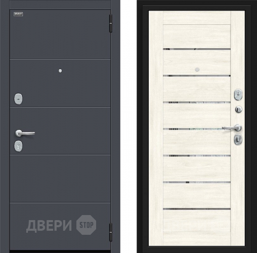 Дверь Bravo Прайд Kale Graphite Pro/Nordic Oak в Фрязино