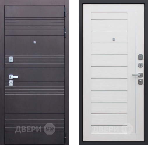 Входная металлическая Дверь АСД Дуэт Лиственница белая в Фрязино