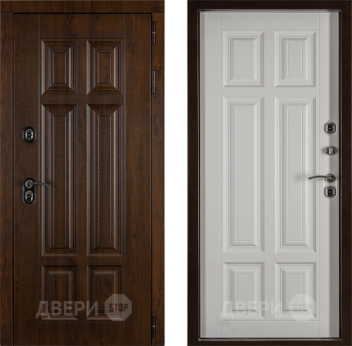 Дверь Заводская Урал ПП Лайт 3К Вайт (с терморазрывом) в Фрязино