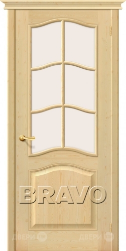 Межкомнатная дверь со стеклом М7 (Без отделки) в Фрязино