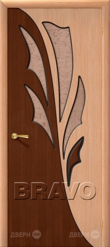 Межкомнатная дверь со стеклом Дуэт (Дуб) в Фрязино