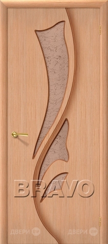 Межкомнатная дверь со стеклом Эксклюзив (Дуб) в Фрязино