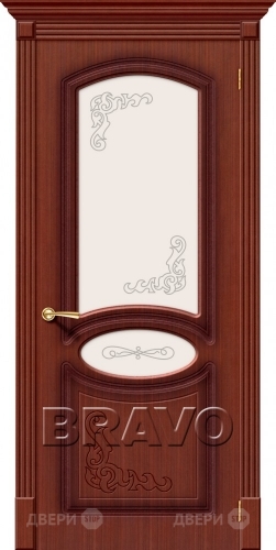 Межкомнатная дверь со стеклом Азалия (Макоре) в Фрязино