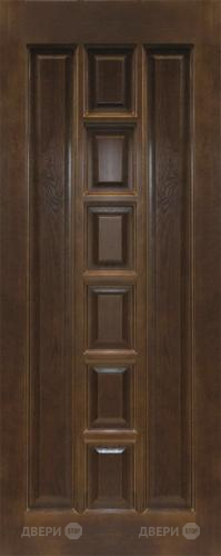 Межкомнатная дверь 11-ПГ темный лак в Фрязино