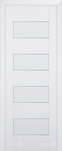 Межкомнатная дверь ProfilDoors 45U аляска частично остекленная (графит) в Фрязино