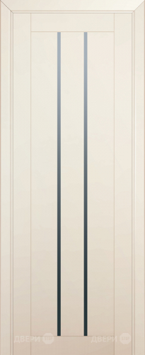 Межкомнатная дверь ProfilDoors 49U магнолия-сатинат (графит) в Фрязино