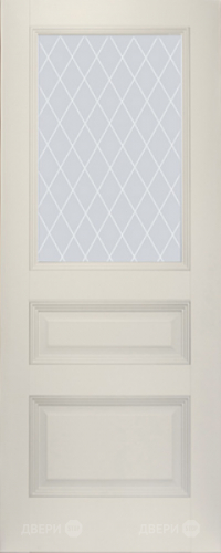 Межкомнатная дверь ProfilDoors 67U магнолия-сатинат (ромб) в Фрязино