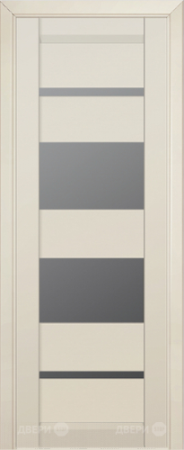 Межкомнатная дверь ProfilDoors 72U магнолия сатинат (графит) в Фрязино