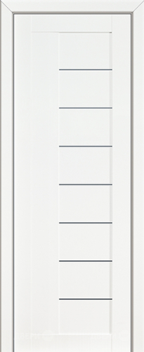 Межкомнатная дверь ProfilDoors 17L белый люкс (графит) в Фрязино