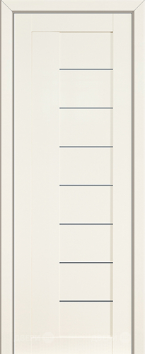 Межкомнатная дверь ProfilDoors 17L магнолия люкс (графит) в Фрязино