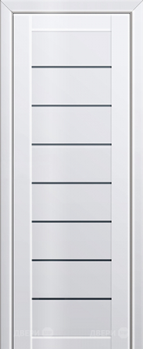 Межкомнатная дверь ProfilDoors 71L белый люкс (графит) в Фрязино