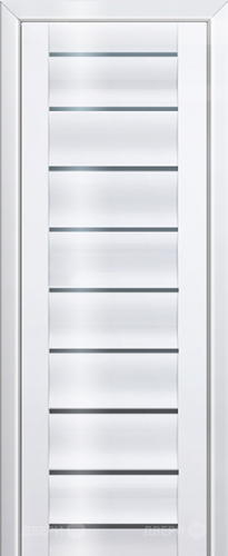 Межкомнатная дверь ProfilDoors 76L белый люкс (графит) в Фрязино