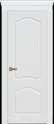 Межкомнатная дверь Танго ПГ белая эмаль в Фрязино