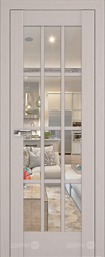 Межкомнатная дверь ProfilDoors 102X пекан белый (матовое) в Фрязино