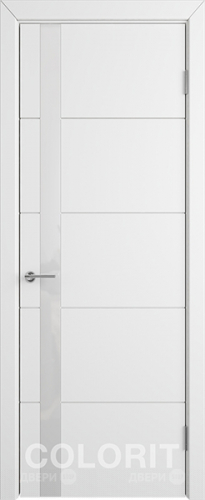 Межкомнатная дверь К4 ПО белая эмаль в Фрязино