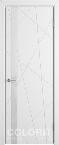 Межкомнатная дверь К5 ПО белая эмаль в Фрязино