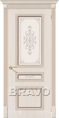 Межкомнатная дверь со стеклом Стиль (БелДуб) в Фрязино