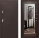 Входная металлическая Дверь Престиж 100 с зеркалом Медь/Венге в Фрязино
