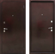 Дверь Ратибор Дачная металл/металл