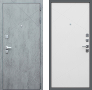 Дверь АСД Дуэт-Б Белый Матовый 860х2050 мм