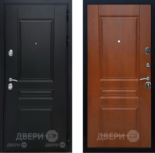 Входная металлическая Дверь Геркон (Gercon) Лондон панель МДФ Итальянский орех в Фрязино