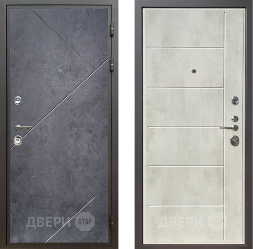 Дверь Шелтер (SHELTER) Комфорт Бетон урбан индиго 11 Бетон крем в Фрязино