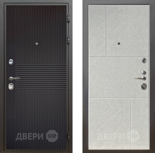 Входная металлическая Дверь Шелтер (SHELTER) Комфорт Черная шагрень 9 Гранит лава лайт в Фрязино