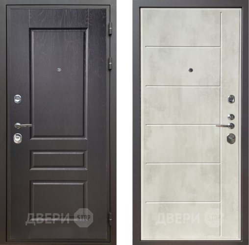 Входная металлическая Дверь Шелтер (SHELTER) Комфорт Дуб английский 11 Бетон крем в Фрязино