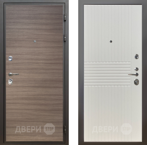 Дверь Шелтер (SHELTER) Комфорт Дуб тоскано поперечный 10 Силк Сноу в Фрязино