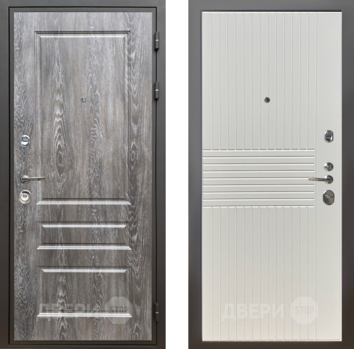 Входная металлическая Дверь Шелтер (SHELTER) Комфорт Дуб шале серебро 10 Силк Сноу в Фрязино