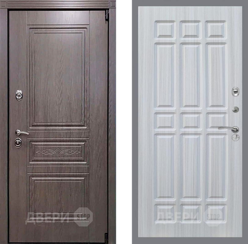 Входная металлическая Дверь Рекс (REX) Пренмиум-S FL-33 Сандал белый в Фрязино