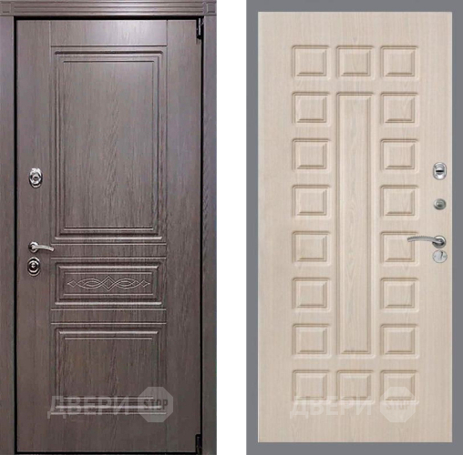 Входная металлическая Дверь Рекс (REX) Пренмиум-S FL-183 Беленый дуб в Фрязино