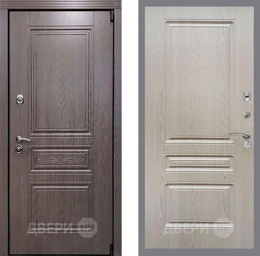 Входная металлическая Дверь Рекс (REX) Пренмиум-S FL-243 Беленый дуб в Фрязино