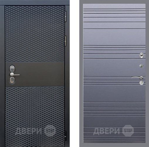 Входная металлическая Дверь Стоп БЛЭК CISA Лайн Силк титан в Фрязино