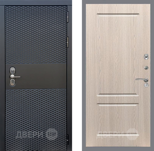 Входная металлическая Дверь Стоп БЛЭК CISA ФЛ-117 Беленый дуб в Фрязино