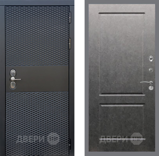 Входная металлическая Дверь Стоп БЛЭК CISA ФЛ-117 Штукатурка графит в Фрязино