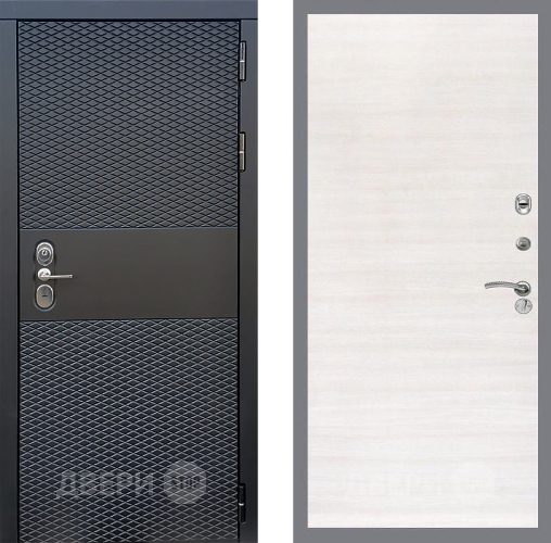 Входная металлическая Дверь Стоп БЛЭК CISA Гладкая Акация светлая в Фрязино