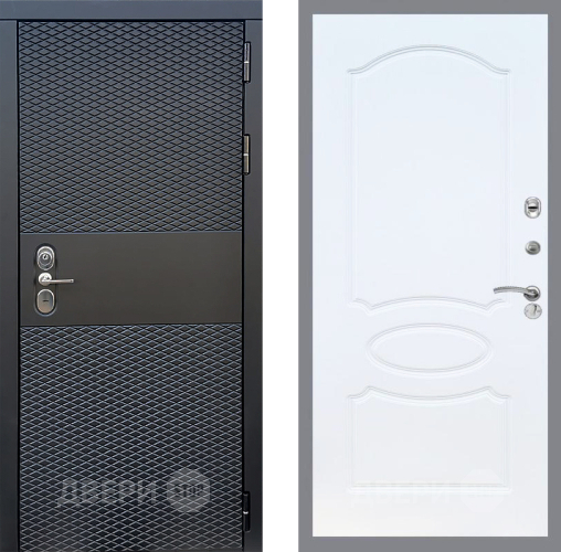 Входная металлическая Дверь Стоп БЛЭК CISA ФЛ-128 Белый ясень в Фрязино