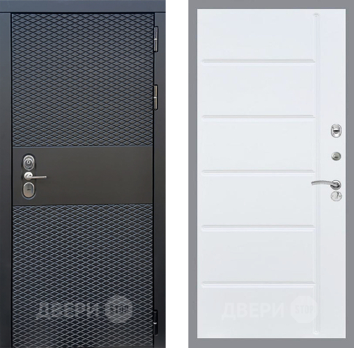 Входная металлическая Дверь Стоп БЛЭК CISA ФЛ-102 Белый ясень в Фрязино